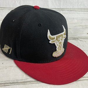 New Era 59Fifty Hardwood Classic Chicago Bulls Windy City Snapback 6x Champions